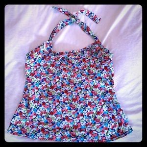 Freya floral print tankini top 34DD
